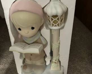 Large Christmas Precious Moments Figurine