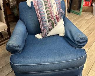 65. Demin Chair