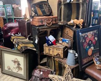 1. Art, Decor, Luggage