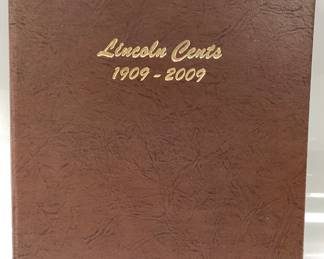 1909-2009 LINCOLN CENT BOOK WITH 1909-S V.D.B. 1909-2009 LINCOLN CENT BOOK WITH 1909-S V.D.B. INCOMPLETE BOOK WITH 175 COINS