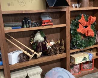 CHOICE CABINET LOT, ASSORTED HOME DECOR, CHRISTMAS, ELECTRONICS