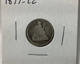 1877 CARSON CITY DIME 1877 CARSON CITY DIME