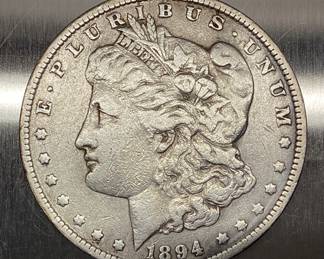 1894-O MORGAN SILVER DOLLAR 1894-O NEW ORLEANS MORGAN SILVER DOLLAR