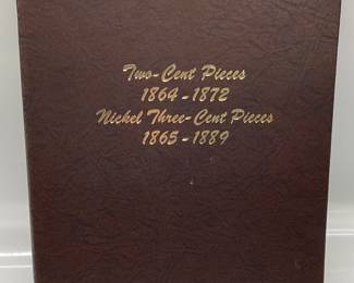 1864 SMALL MOTTO TWO-CENT PIECES WITH 1865, 1866,1867,1868,1869,1870,1871. ALSO 1865-1869, 1871,1872,1873(OPEN 3), 1874,1881