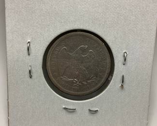 1875-S SEATED LIBERTY TWENTY CENT PIECE 1875-SAN FRANCISCO SEATED LIBERTY TWENTY CENT PIECE