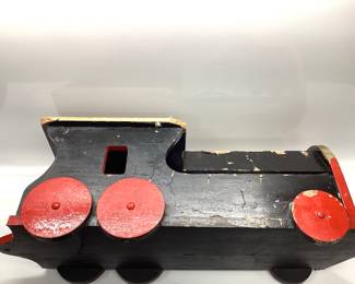 HANDMADE WOODEN TRAIN HANDMADE WOODEN TRAIN Lx30, Wx10, Hx11.5 INCHES