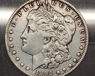  1892-O MORGAN SILVER DOLLAR 1892-O NEW ORLEANS MORGAN SILVER DOLLAR