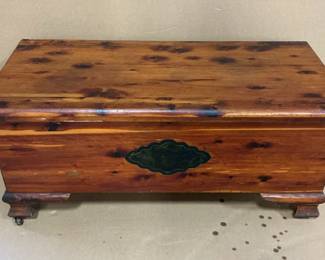 Smoky Mountain Line Wooden Trunk