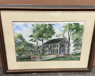 John Morris Watercolor Painting