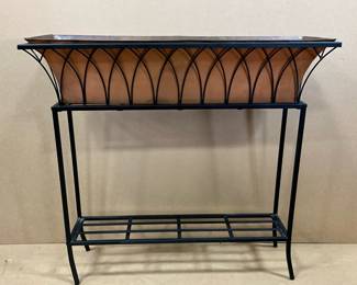 Brass and Metal Planter