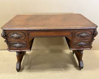Wooden Ornate Desk
