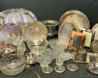 Silver Plated Glass