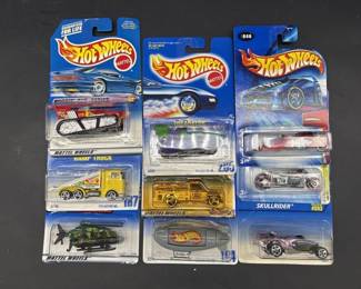 9-Hot Wheels in Original Factory Packages