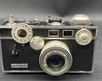 Argus Camera-f/3.5 Lens 50mm Coated Cintar Film