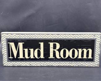 Farmhouse Chic Mud Room Wall Decor Sign