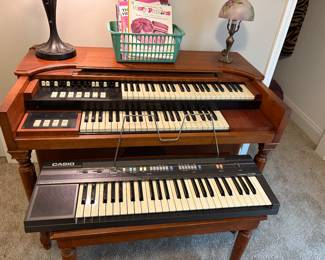 organ and keyboard