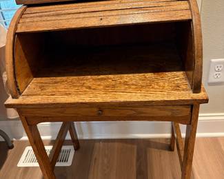 a smaller desk