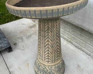 concrete, not resin