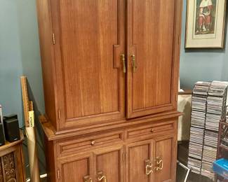 Teak Entertainment Cabinet (purchased in China in the 1970s)