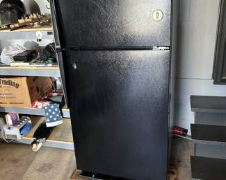 Black Refrigerator 