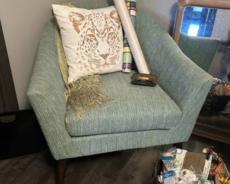 Mid Century Style Slipper Chair