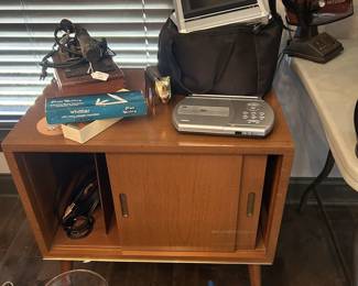 Mid Century Record Cabinet 