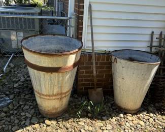Large Metal Planters