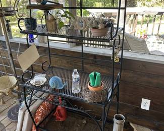 Wrought Iron Planting Table