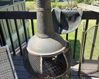Cast Aluminum Chiminea