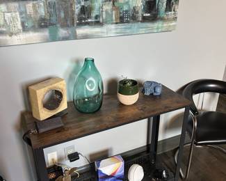 Console Table and Decor