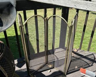 Brass Fireplace Screen