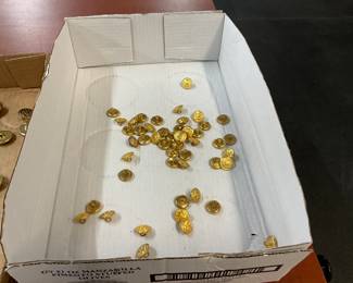 Gold Tone Metal Buttons