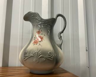 Queen Anne Ironstone Pitcher 1890 England
