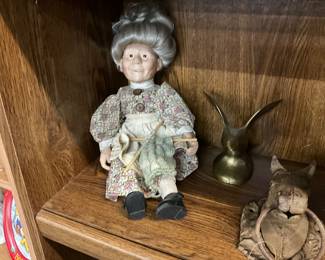 Granny Porcelain Doll
