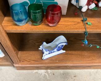 Delft Blue Ceramic Sleigh
