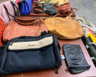 Assorted Name Brand Purses / Handbags / Bags / Clutches / Wallets: Eddie Bauer * Onna Ehrlich Rachel