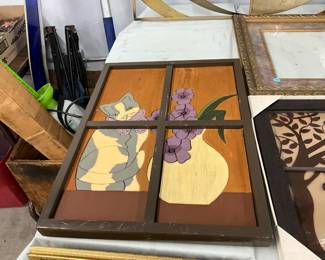 Framed Wood Plaque