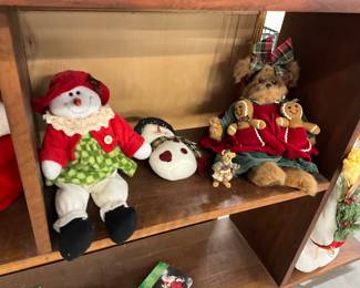 Christmas Snowman Plush - Bearington Collection Plush "Sugar & Spice Gingerbread" - Boyds Bear Figure