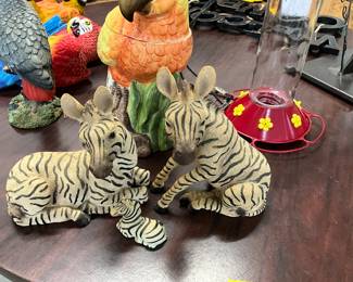 Resin Zebra Figurines