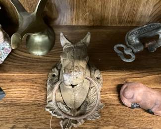 Cast Iron Horse Head Door Knocker
