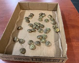 Gold Tone Metal Buttons
