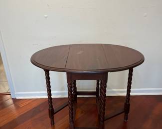 Small gate leg table.
