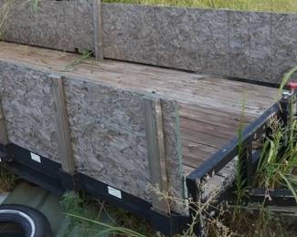 16ft Dual Axle Trailer Bumper Pull