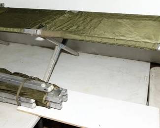 2X Aluminum Military Cots