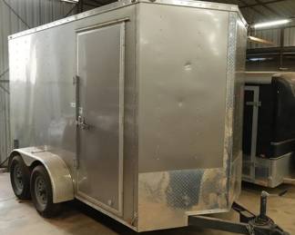 Trailer CargoMate Bumper pull Loading Ramp v-nose