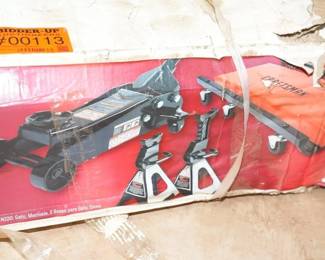 Craftsman 3T Steel Floor Jack Creeper Jack Stands