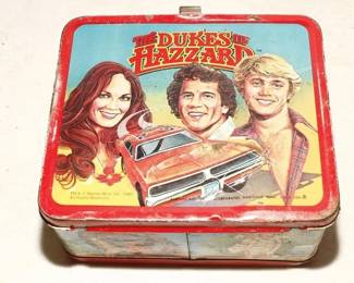 Vintage Metal Tin Lunchbox: The Dukes of Hazzard 