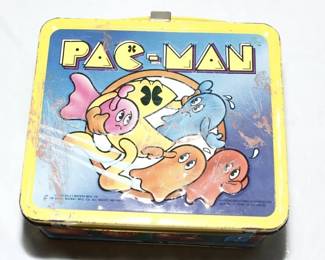 Vintage metal Tin Lunchbox: Pac-Man