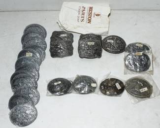 23X Belt Buckles: national finals rodeo 1977-89