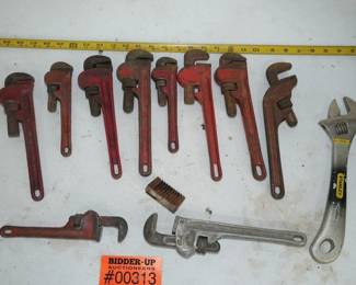 Pipe Wrenches, Stanley Crescent Wrench